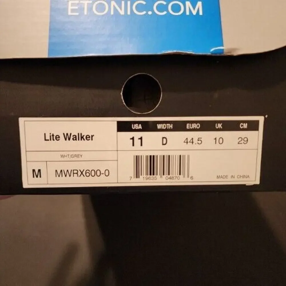 Etonic Men's Lite Walker Walking Shoes Sneaker MWRX600-0 White Size 11 D new